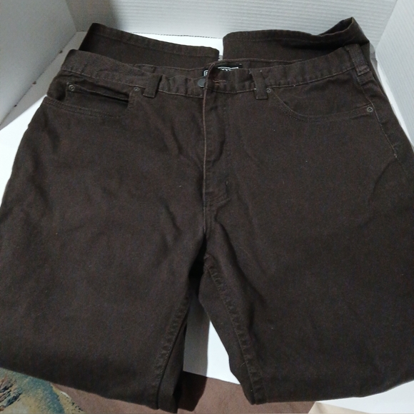 Dakota Men's Brown Denim Pants 38 x 30 Style JMB80605 - Picture 1 of 6